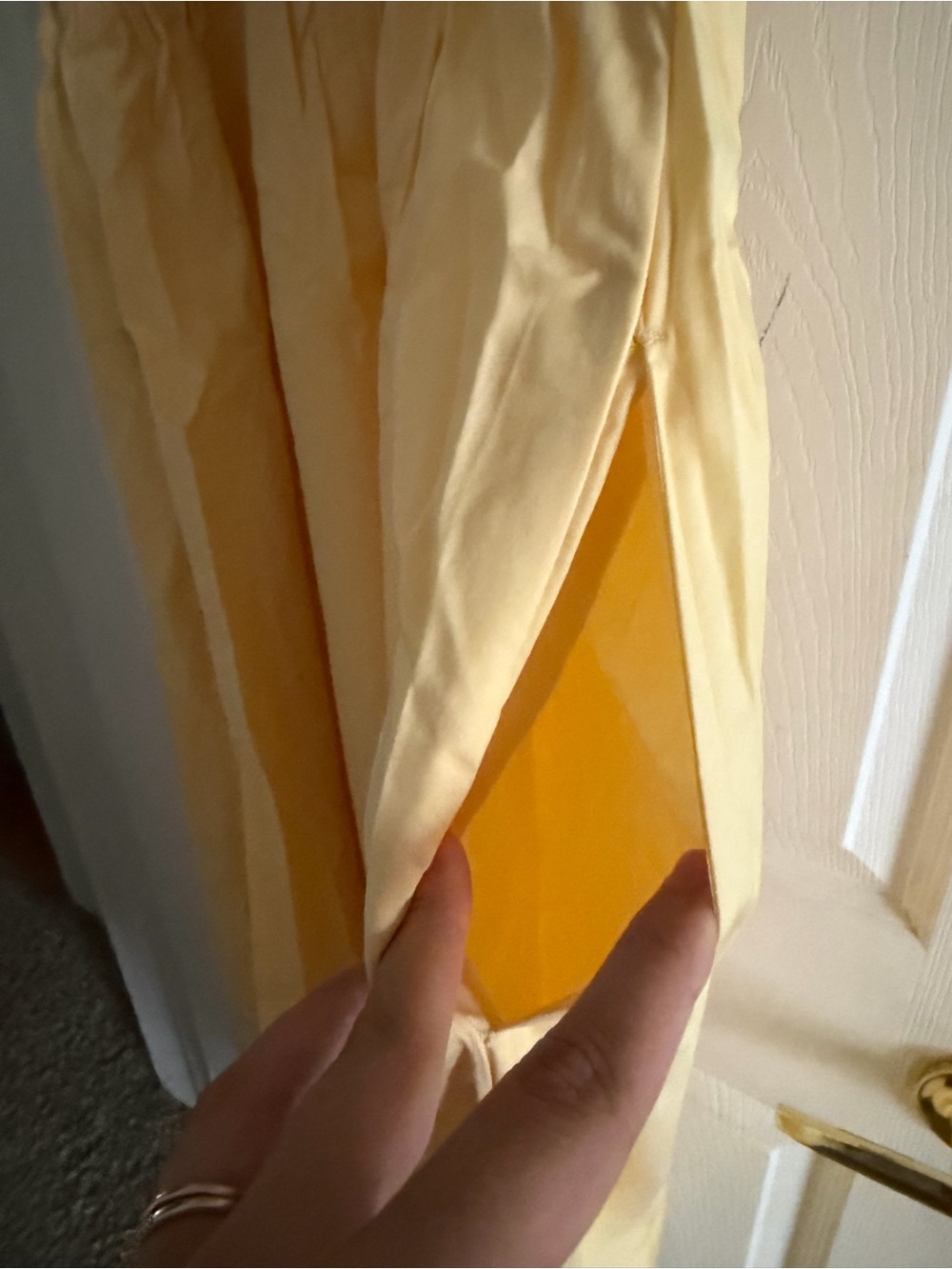 Abercrombie Sydney Smocked Dipped-Waist Midi Dress - Picture 12 of 13